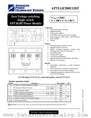 APTLGF280U120T datasheet pdf Advanced Power Technology
