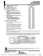 SN74LVCZ16240ADL datasheet pdf Texas Instruments