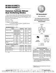 M1MA151WK datasheet pdf ON Semiconductor