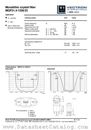 MQF21.4-1200/23 datasheet pdf Vectron