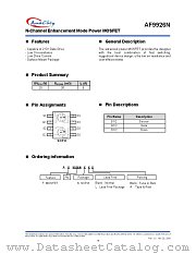 AF9926N datasheet pdf Anachip