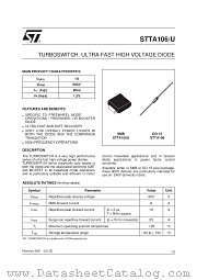 STTA106RL datasheet pdf ST Microelectronics