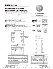 MC74HC273A datasheet pdf ON Semiconductor