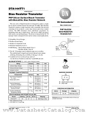 DTA144TT1 datasheet pdf ON Semiconductor