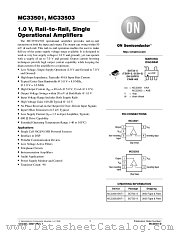 MC33503 datasheet pdf ON Semiconductor