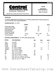 2N5189 datasheet pdf Central Semiconductor