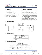 AH293 datasheet pdf Anachip