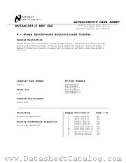 5962-9160301M2A(54AC169LMQB) datasheet pdf National Semiconductor