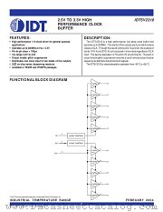 IDT5V2310NRI datasheet pdf IDT