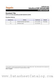 HYMD264646D8J-D4 datasheet pdf Hynix Semiconductor