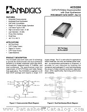 ACD2206 datasheet pdf Anadigics Inc