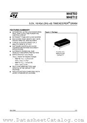 M48T12-150PC1 datasheet pdf ST Microelectronics