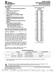 SN74ALVC162835DL datasheet pdf Texas Instruments