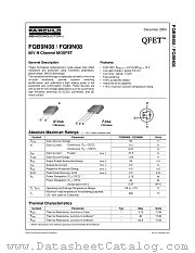 FQI9N08TU datasheet pdf Fairchild Semiconductor