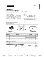 FDC6332L datasheet pdf Fairchild Semiconductor