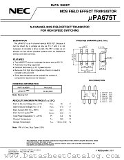 UPA675T-T2 datasheet pdf NEC