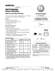 MURD320T4 datasheet pdf ON Semiconductor