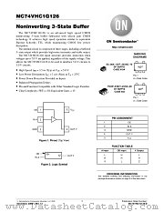 MC74VHC1G126DFT1 datasheet pdf ON Semiconductor