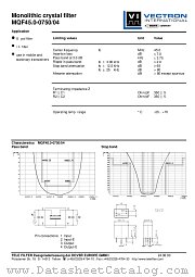 MQF45.0-0750/04 datasheet pdf Vectron