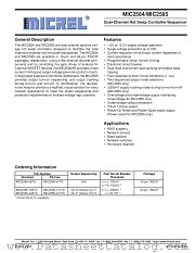 MIC2584 datasheet pdf Micrel Semiconductor