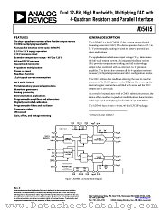AD5405 datasheet pdf Analog Devices