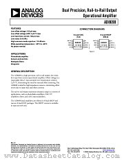 AD8698AR datasheet pdf Analog Devices