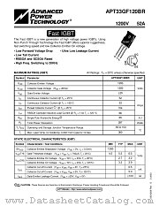 APT33GF120BR datasheet pdf Advanced Power Technology
