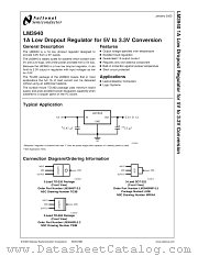 LM3940IMP-3.3 datasheet pdf National Semiconductor