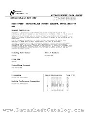5962-9099301MPA datasheet pdf National Semiconductor