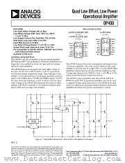 5962-8777101MCA datasheet pdf Analog Devices