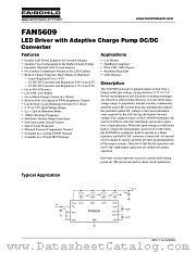 FAN5609 datasheet pdf Fairchild Semiconductor