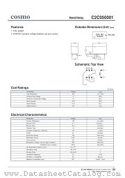 C2C050001 datasheet pdf Cosmo Electronics