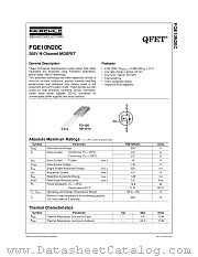 FQE10N20CTU datasheet pdf Fairchild Semiconductor