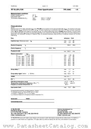 TFS208C datasheet pdf Vectron