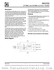 MK3720 datasheet pdf Texas Instruments