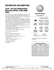 MC100EP16VADR2 datasheet pdf ON Semiconductor