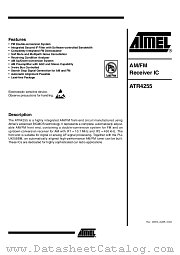 ATR4255 datasheet pdf Atmel