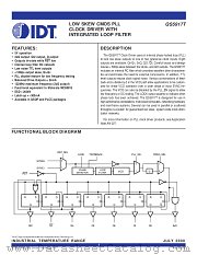 QS5917T-70TJ datasheet pdf IDT