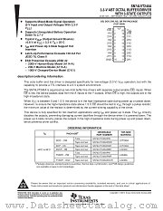 SN74LVT240ADGVR datasheet pdf Texas Instruments