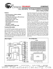 CY2SSTU877BGXC datasheet pdf Cypress