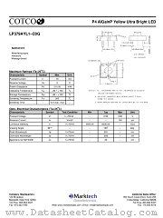 LP379AYL1-C0G datasheet pdf Marktech Optoelectronics