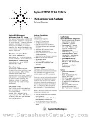 E2925B datasheet pdf Agilent (Hewlett-Packard)