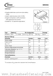 BCR405U datasheet pdf Infineon