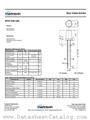 MT4710N-UBL datasheet pdf Marktech Optoelectronics