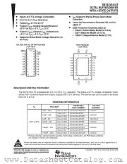SN74LV541ATNS datasheet pdf Texas Instruments