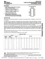 SN74LVC137A datasheet pdf Texas Instruments