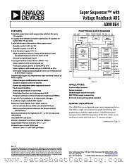 ADM1064ACP datasheet pdf Analog Devices