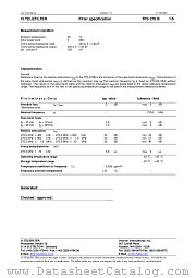 TFS270B datasheet pdf Vectron