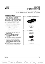 M48T18-150PC1 datasheet pdf ST Microelectronics
