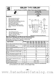 GBL203 datasheet pdf Taiwan Semiconductor